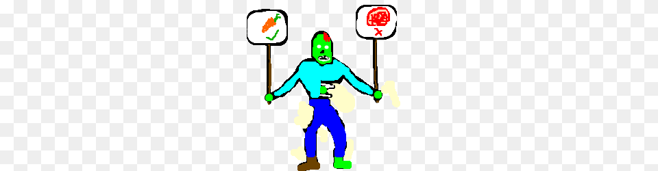 Vegan Zombie Protests The Eating Of Brains, Baby, Person, Face, Head Png