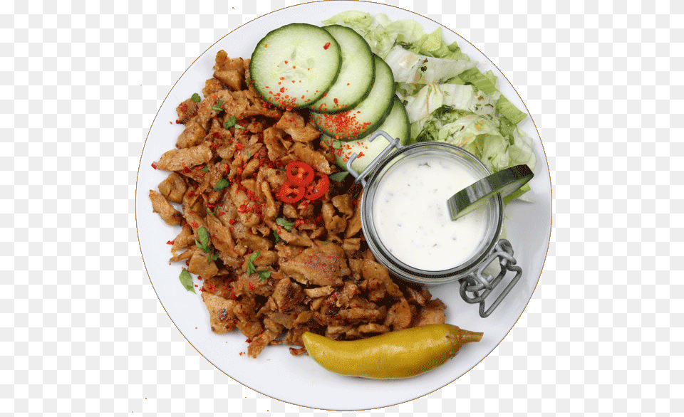 Vegankebab Gyros Side Dish, Food, Food Presentation, Meal, Platter Free Transparent Png