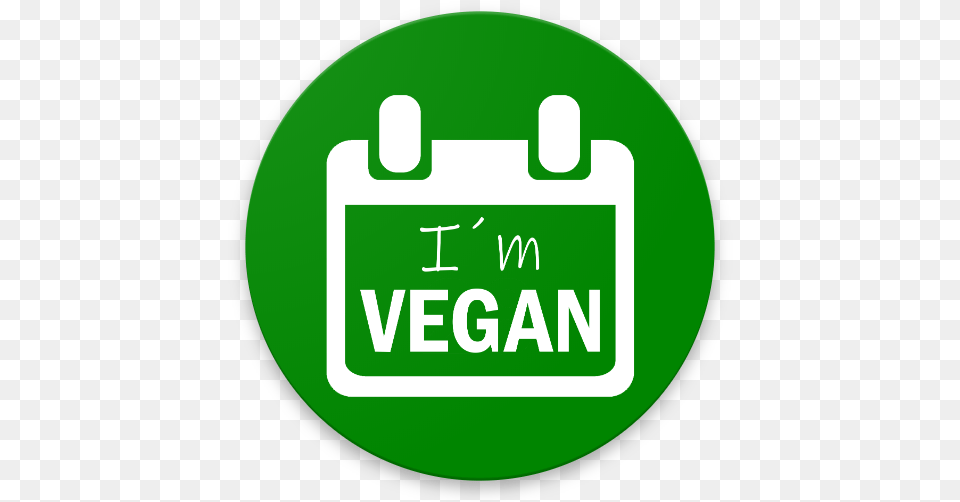 Veganvegetarian Apps On Google Play Im Vegan, Green, Disk, Text Png Image