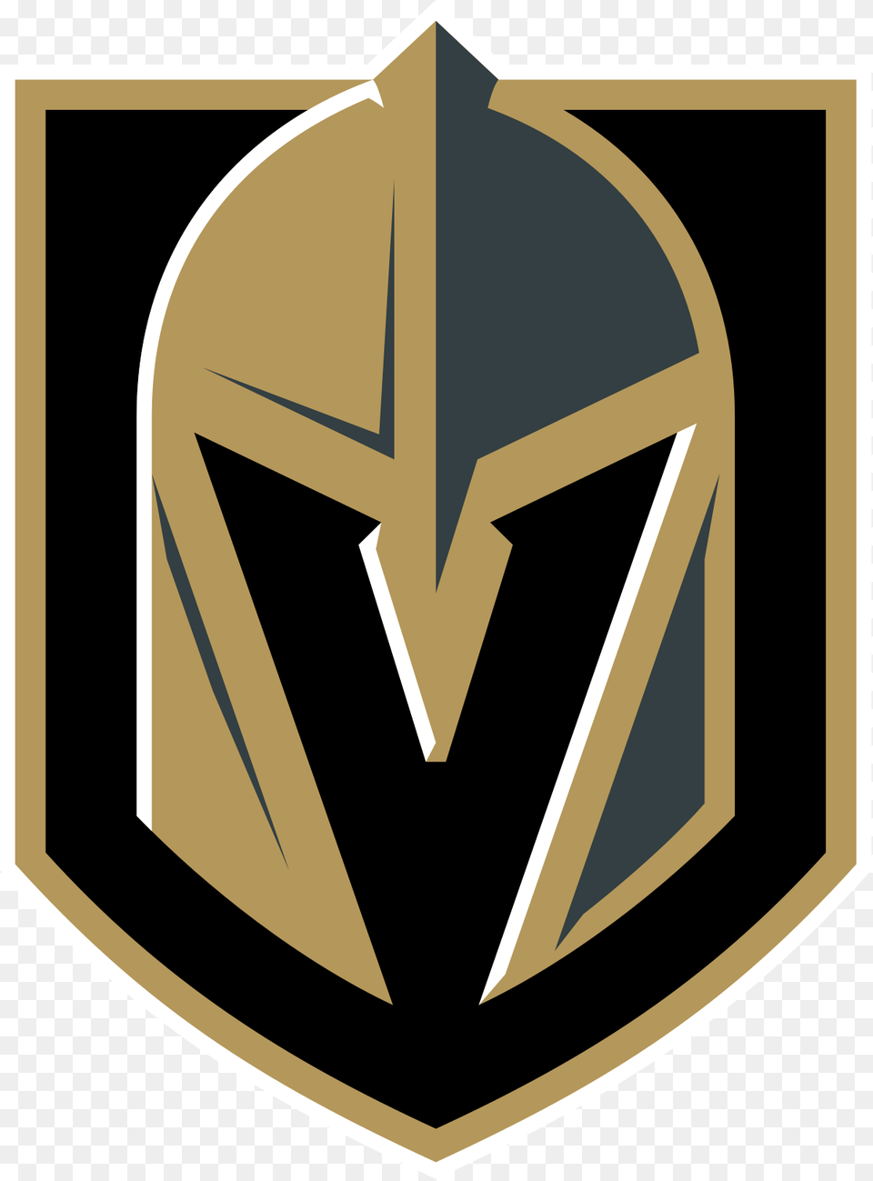 Vegas Golden Knights, Armor, Logo, Shield, Blade Png