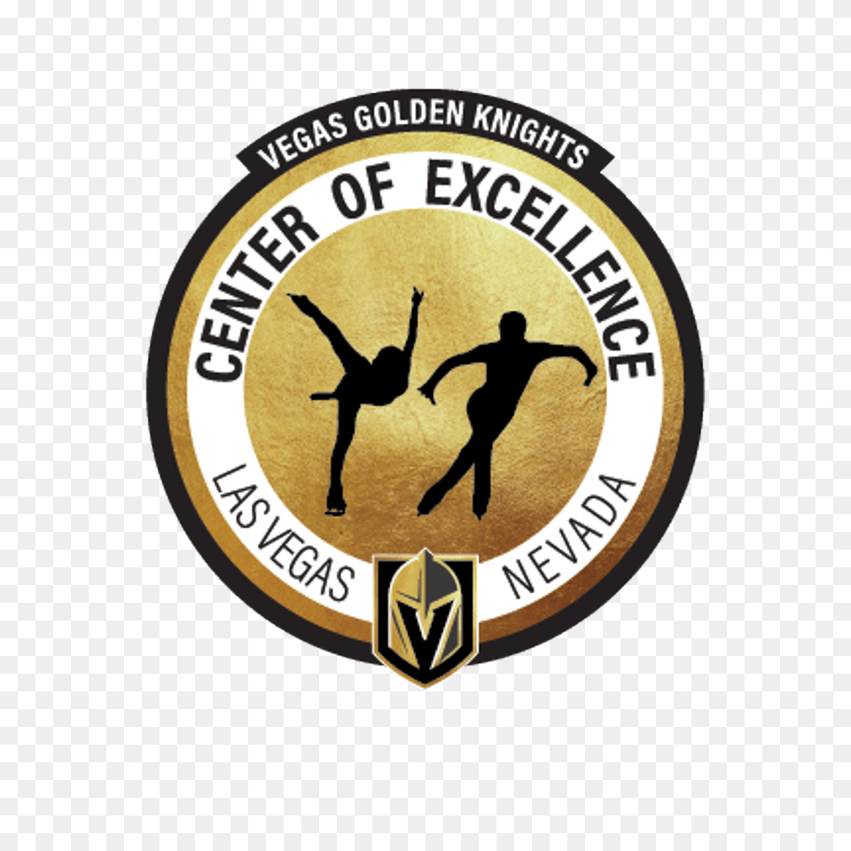 Vegas Golden Knights Center Of Excellence, Logo, Adult, Male, Man Free Transparent Png