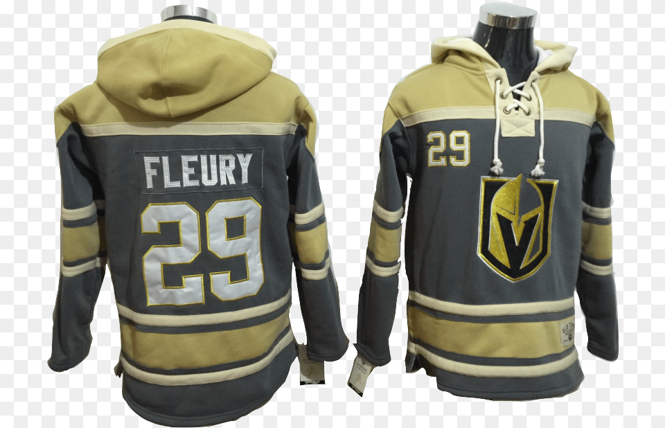 Vegas Golden Knights Lacer, Clothing, Hoodie, Knitwear, Shirt Png Image