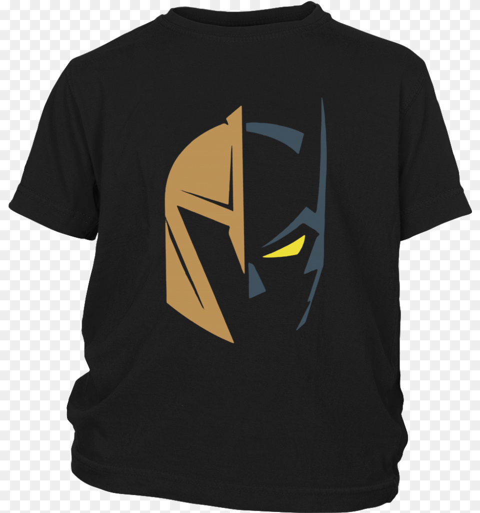 Vegas Golden Knights Logo And Batman The Dark Knight Batman Golden Knights, Clothing, T-shirt Png Image