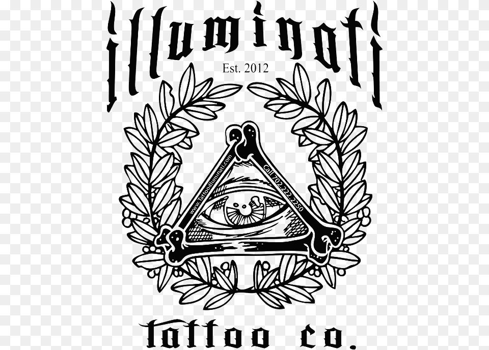 Vegas Vector Tattoo Illuminati Tattoo, Emblem, Symbol, Blackboard, Logo Free Transparent Png