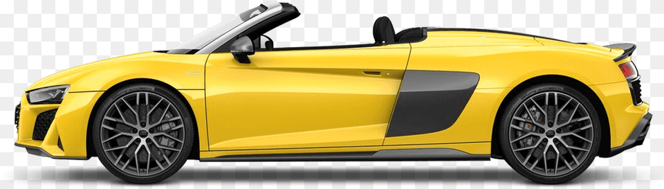 Vegas Yellow Audi R8 Spyder, Alloy Wheel, Vehicle, Transportation, Tire Free Png