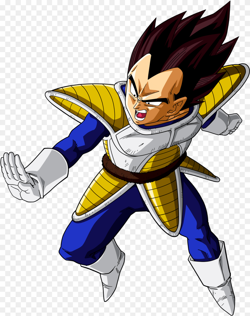 Vegeta By Maffo1989 D68ym2i Transparent Vegeta, Book, Comics, Publication, Baby Free Png