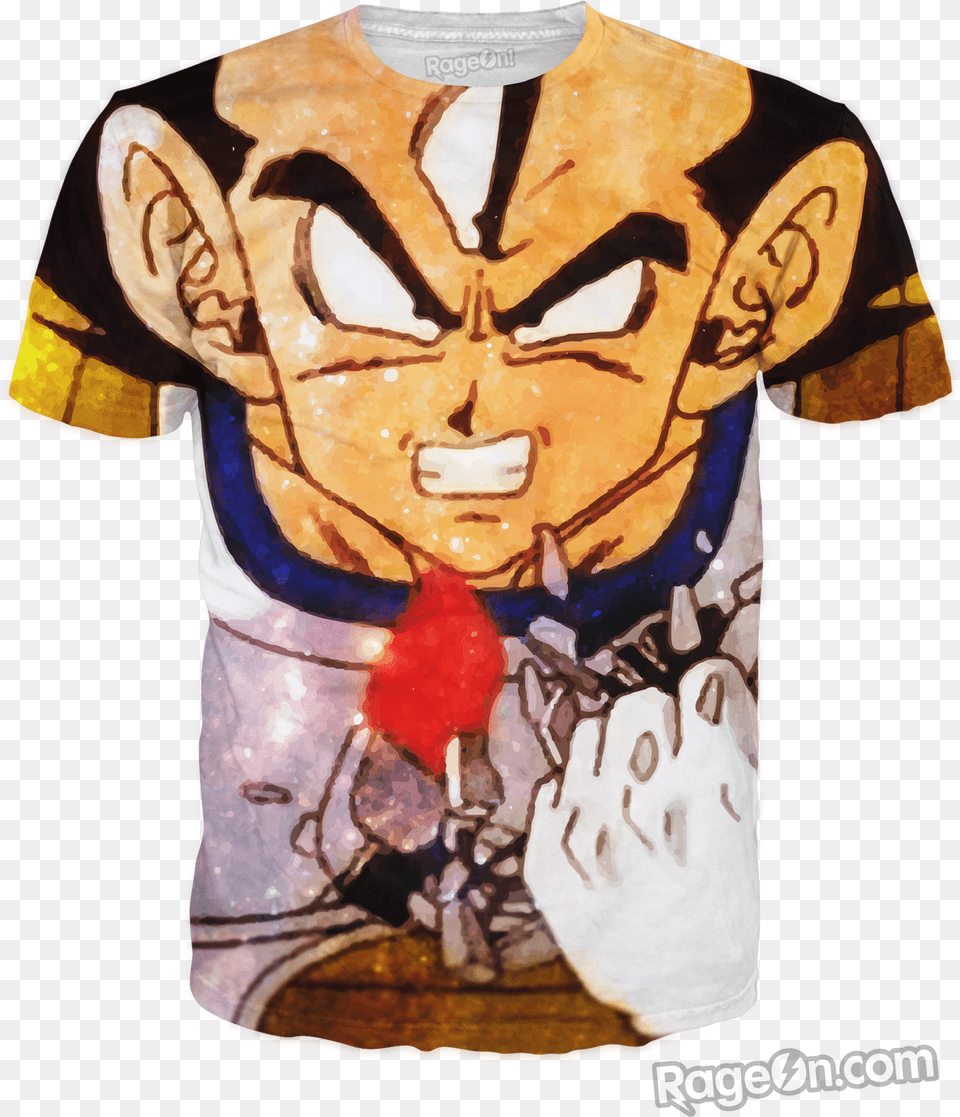 Vegeta Funko Pop Over, Clothing, T-shirt, Person, Art Free Png