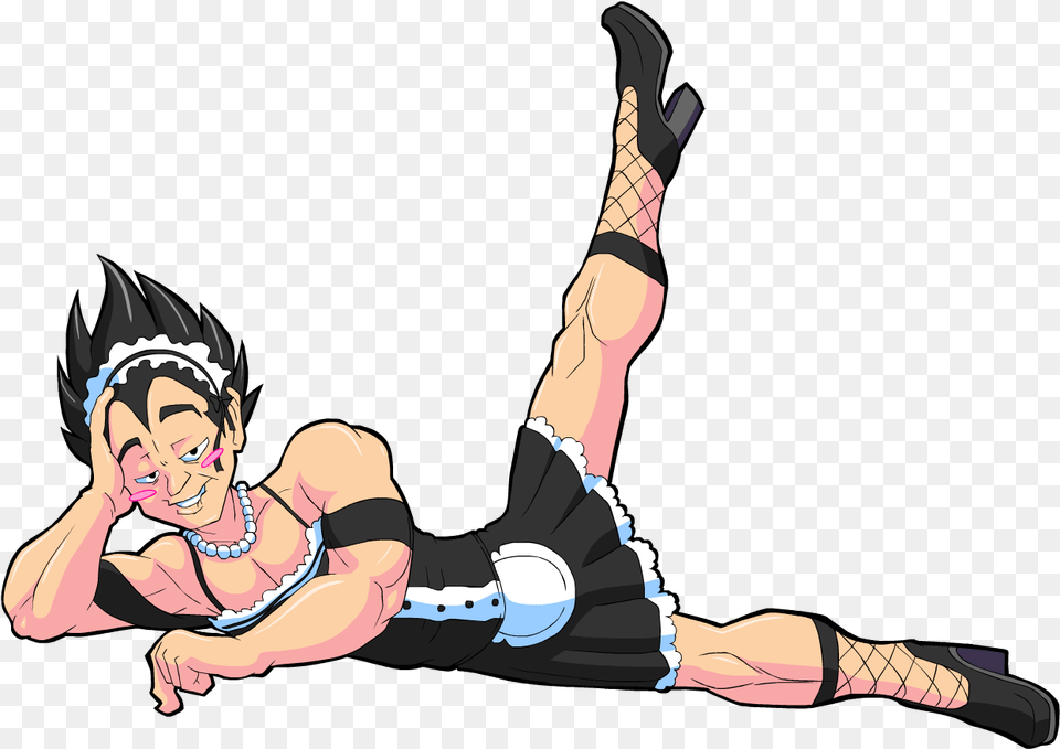 Vegeta Leg Joint Cartoon Human Leg Thigh Arm Goku And Vegeta Wrestling, Person, Face, Head, Accessories Png