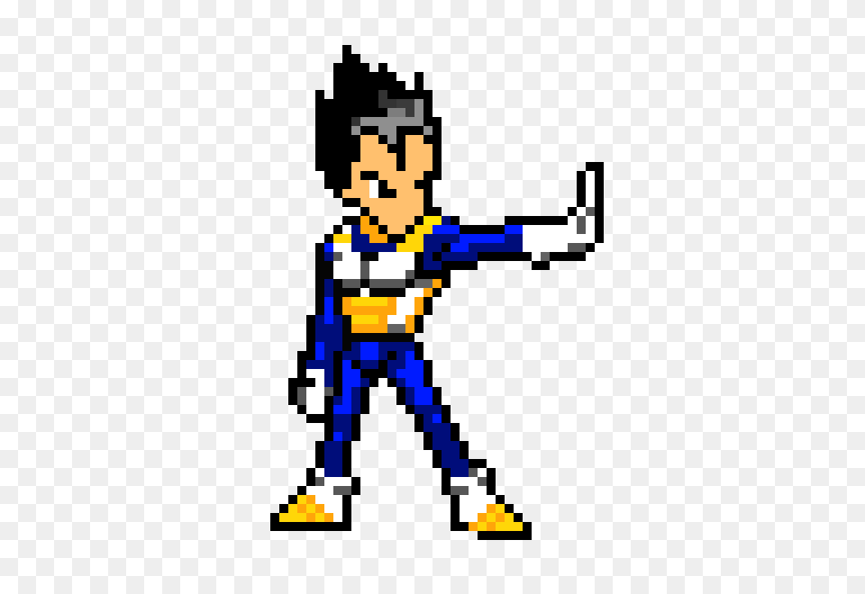 Vegeta Pixel Art Maker, Person Free Png