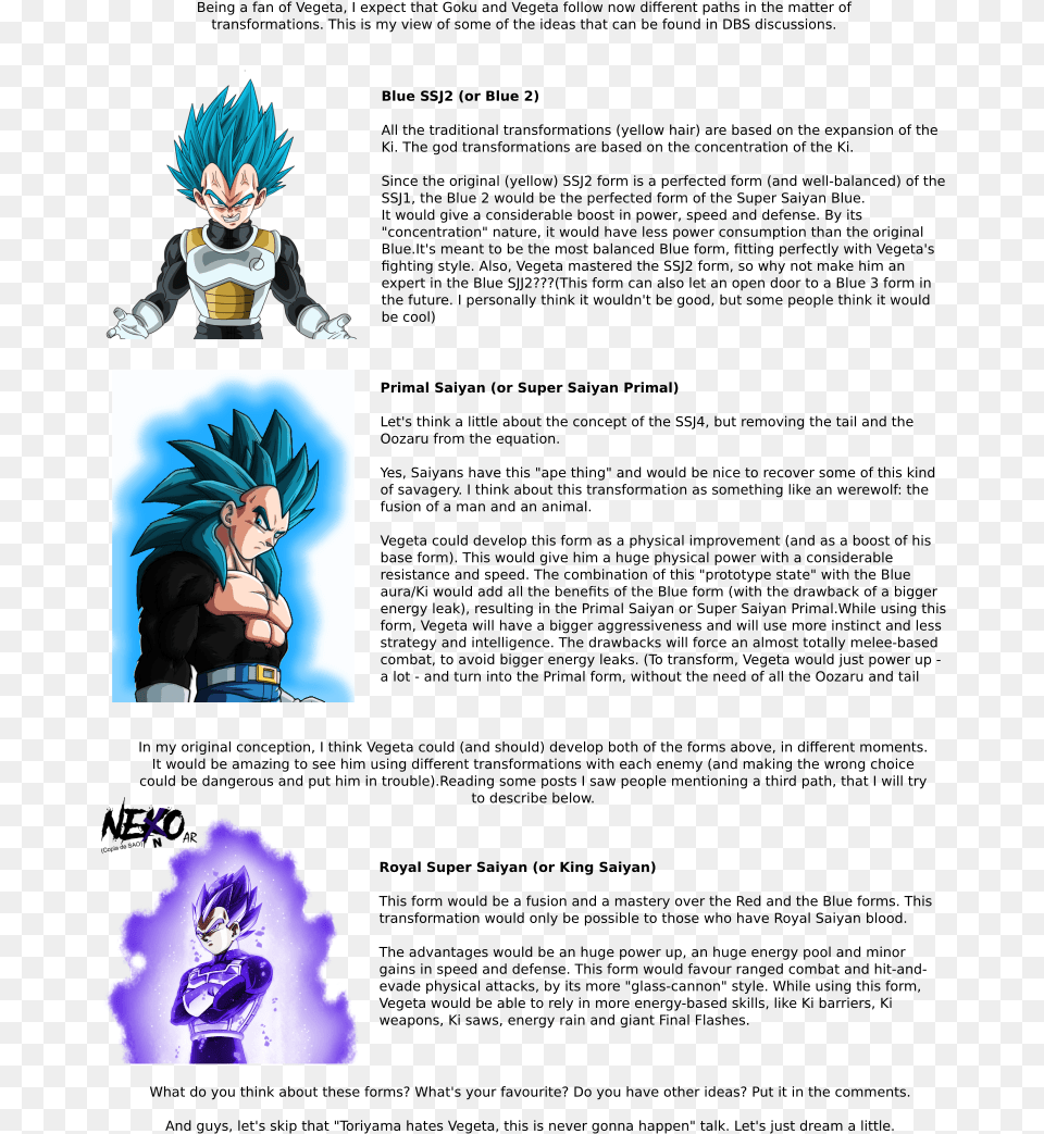 Vegeta Royal Blue Form, Book, Comics, Publication, Person Free Transparent Png