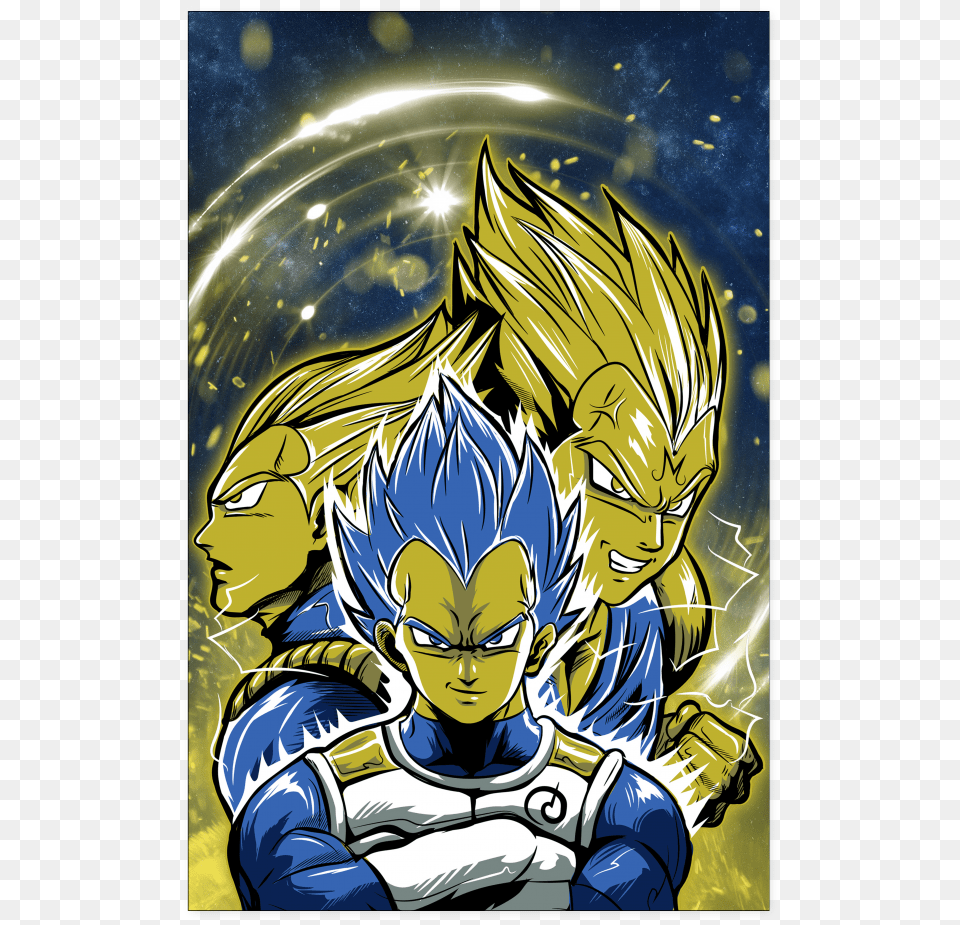 Vegeta Ssj Blue, Book, Comics, Publication, Baby Free Png Download