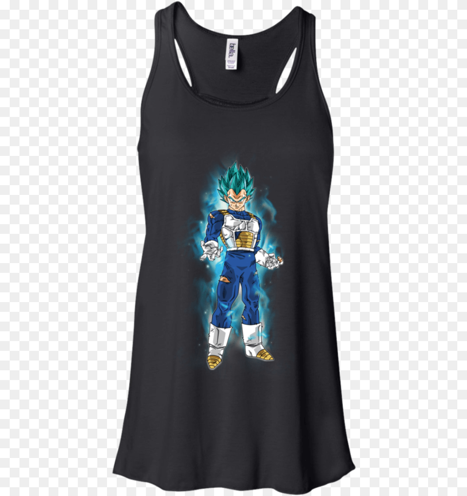 Vegeta Super Saiyan Blue Dragon Ball Menwomen Tank Shirt, Clothing, Tank Top, Boy, Child Png Image