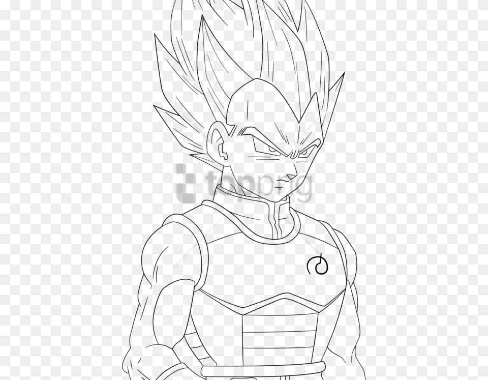 Vegeta Super Saiyan Drawing Image With Dragon Ball Vegeta How Draw, Book, Comics, Publication, Baby Free Transparent Png