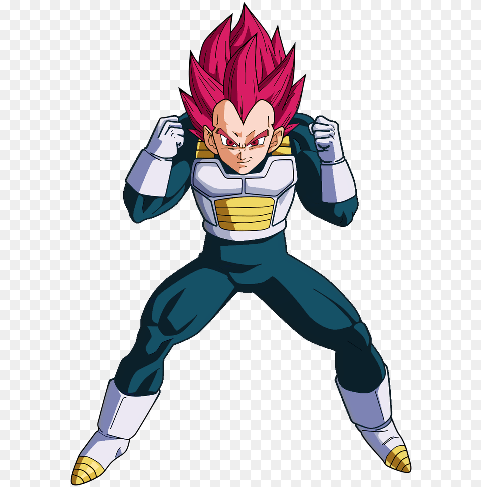 Vegeta Super Saiyan God Goku Vegeta Dragon Ball Z, Book, Comics, Publication, Person Free Png Download