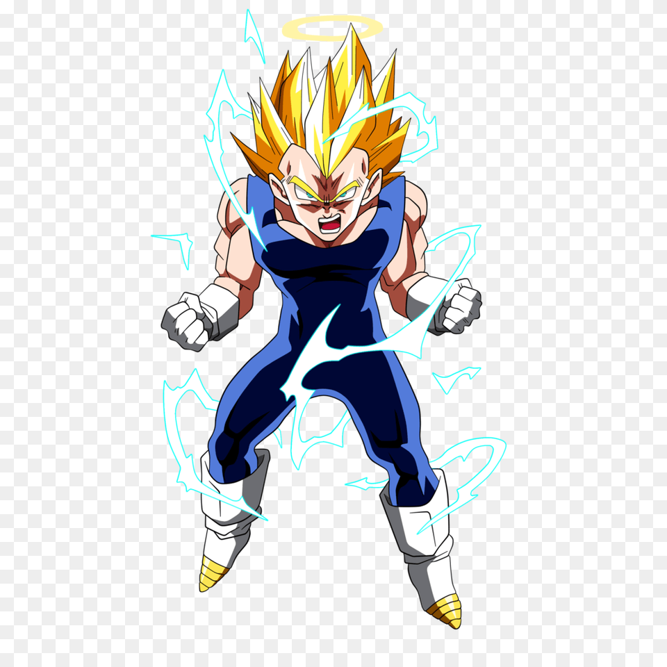 Vegeta Super Saiyan Image, Book, Comics, Publication, Baby Free Transparent Png