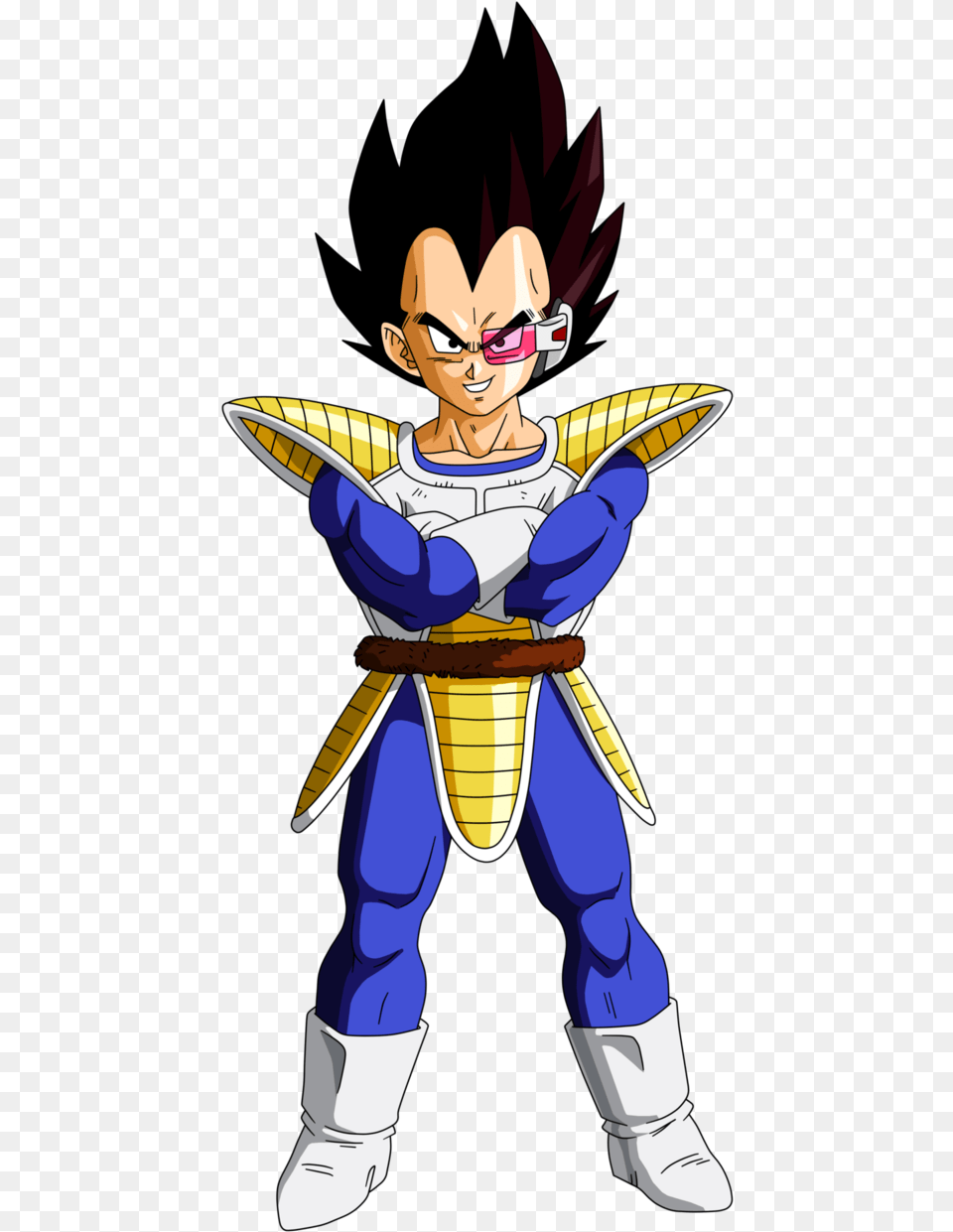 Vegeta Vector Clipart Royalty Dragon Ball Z Vegeta Scouter, Book, Publication, Comics, Person Free Png Download