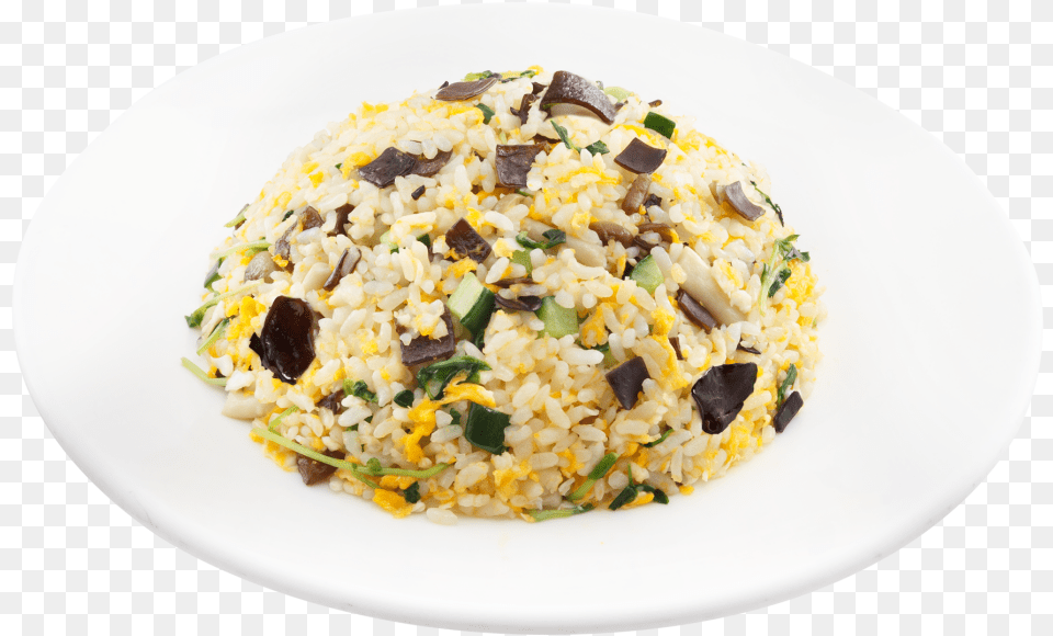 Vegetable Amp Mushroom Fried Rice, Plate, Food, Food Presentation, Grain Png