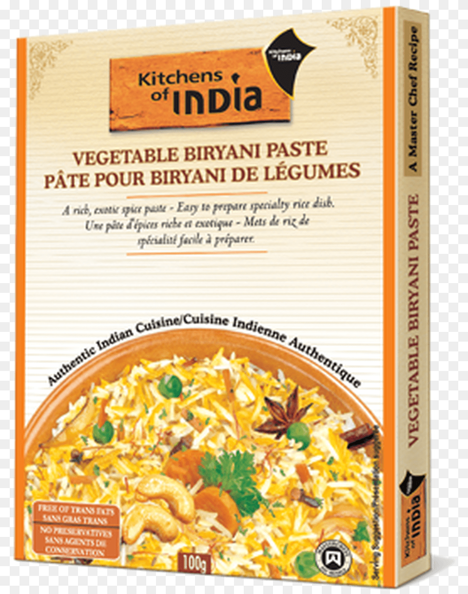 Vegetable Biryani Paste, Book, Food, Meal, Publication Free Png Download