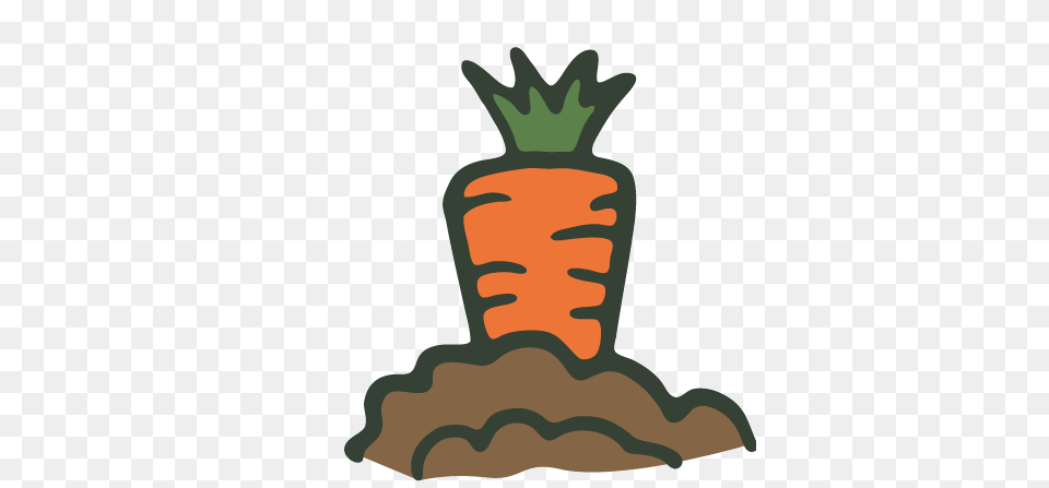 Vegetable Garden Clipart, Carrot, Food, Plant, Produce Png Image