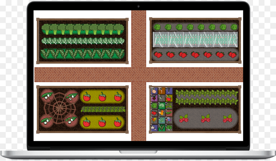 Vegetable Garden Design Apps Virtual Vegetable Garden Planner, Food, Sweets, Computer Hardware, Electronics Free Png Download