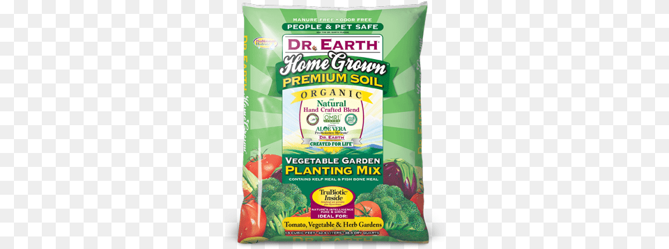 Vegetable Garden Mix Dr Earth Home Grown Pot Ting Soil 15 Cu Ft, Advertisement, Food, Ketchup, Poster Free Transparent Png