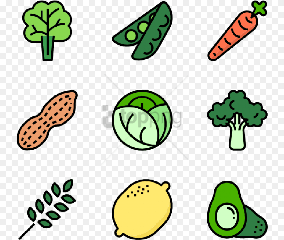 Vegetable Icon With Transparent Vegetables Icon Vector, Food, Produce, Dynamite, Weapon Png Image