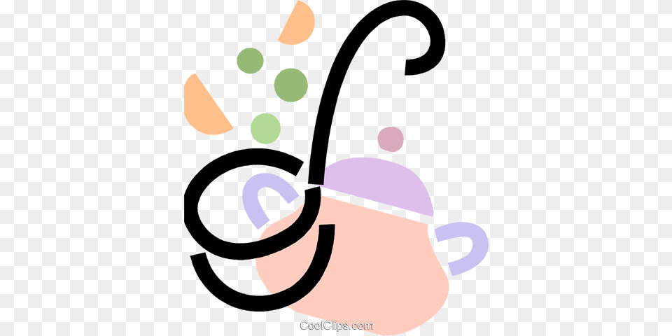 Vegetable Soup With Ladle Royalty Vector Clip Art, Pottery, Electronics, Hardware, Smoke Pipe Png Image