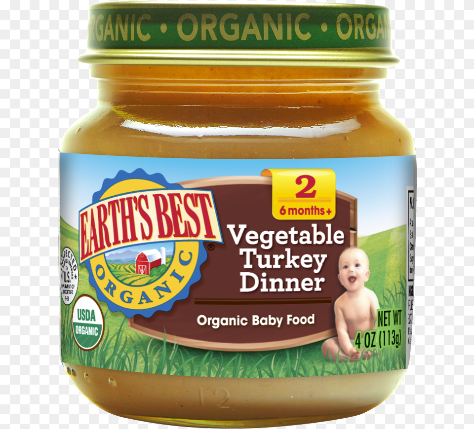 Vegetable Turkey Earth39s Best Vegetable Turkey Dinner, Food, Peanut Butter, Baby, Person Png