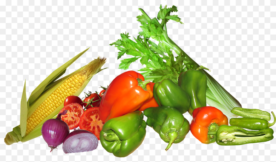 Vegetables Food, Produce, Plant, Bell Pepper Png Image