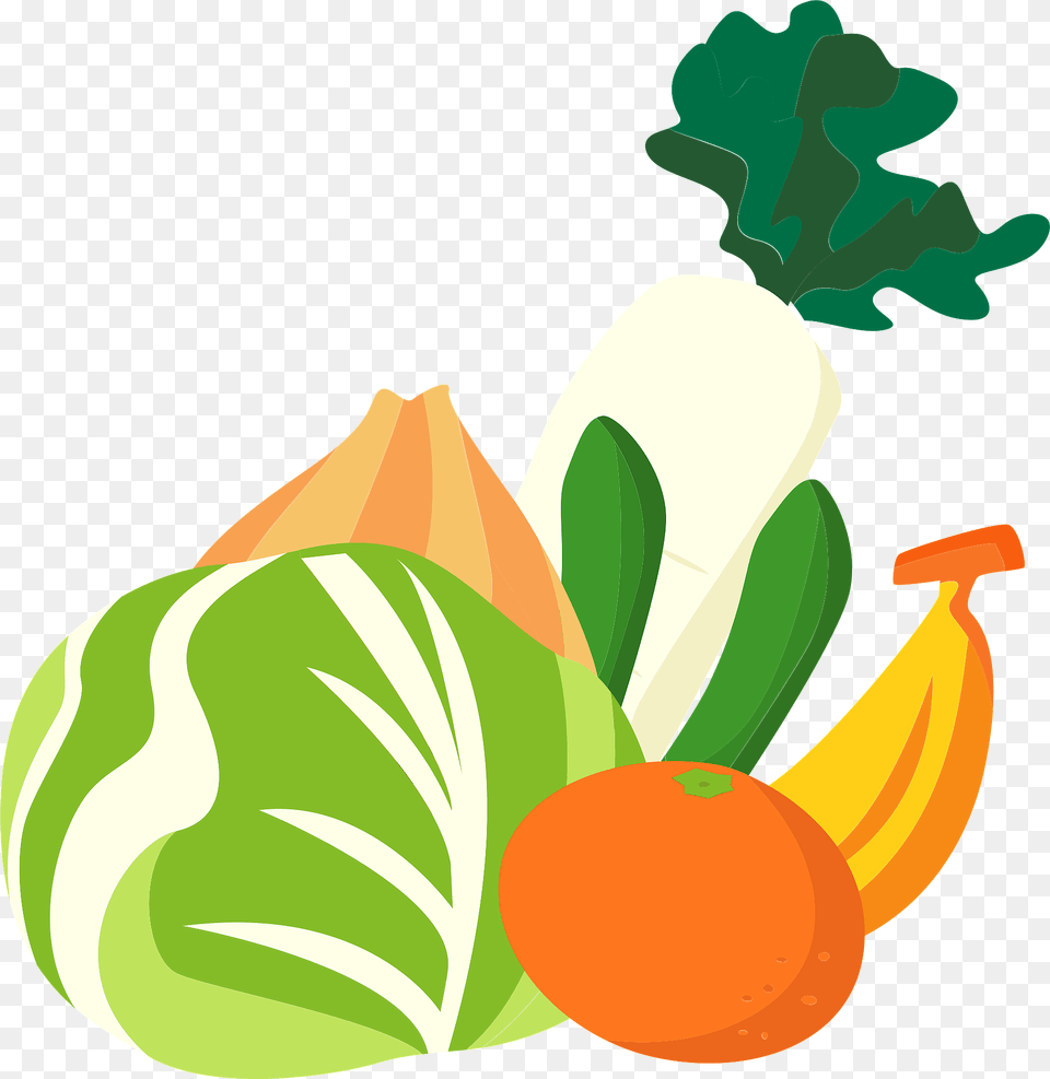 Vegetables And Fruit Clipart, Food, Produce, Leafy Green Vegetable, Plant Png