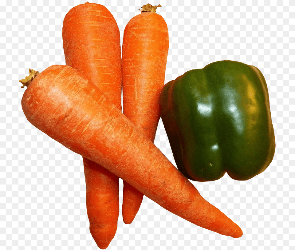 Vegetables Clipart Carrots And Green Peppers, Carrot, Food, Plant, Produce Png
