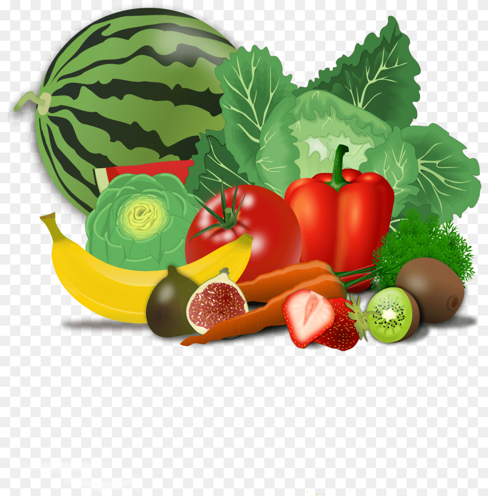 Vegetables Clipart Fruits And Vegetables Clipart, Food, Fruit, Plant, Produce Free Png Download
