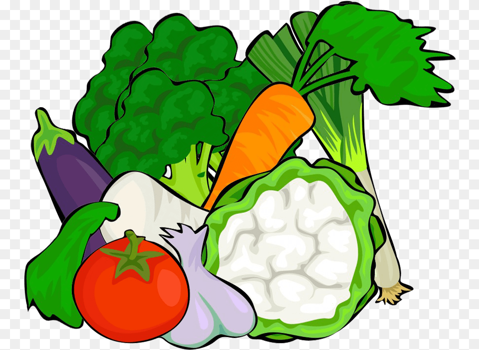 Vegetables Clipart Veggies Clipart, Food, Produce, Cauliflower, Plant Free Png