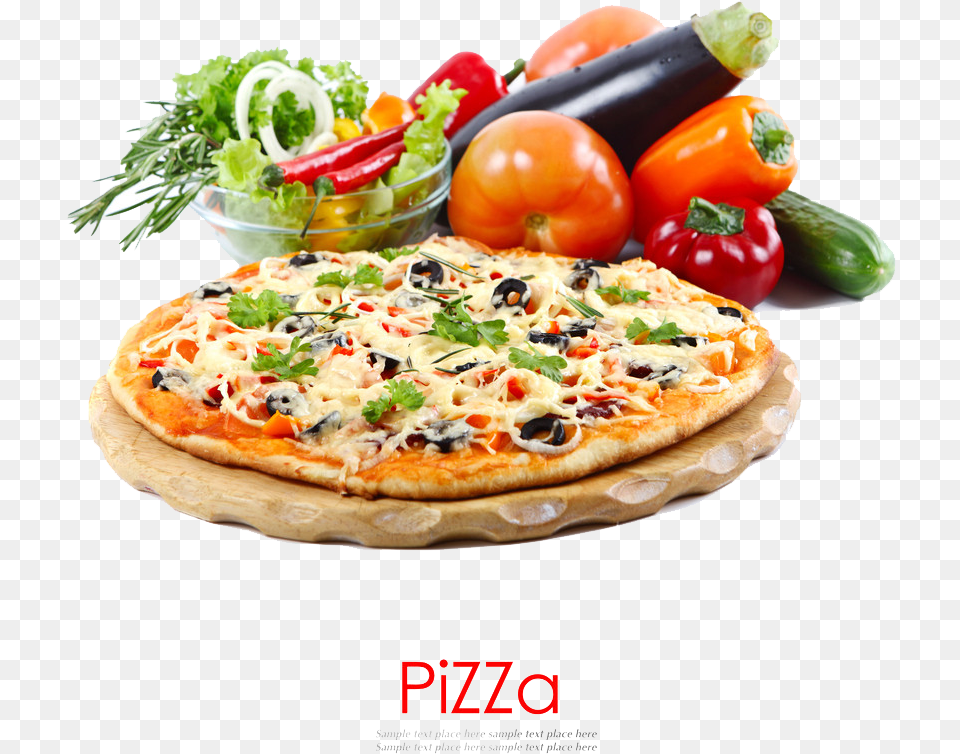 Vegetables Pizza, Advertisement, Food, Lunch, Meal Png Image