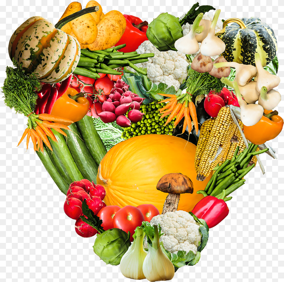 Vegetables Transparent Coeur Lgumes, Food, Produce, Plant, Squash Free Png