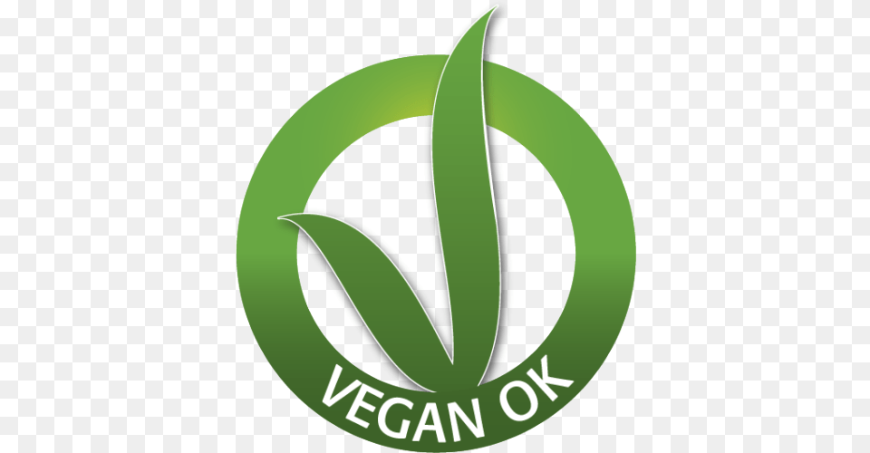 Vegetarian Logo Transparent Logo Vegan Ok, Green, Herbal, Herbs, Plant Png Image