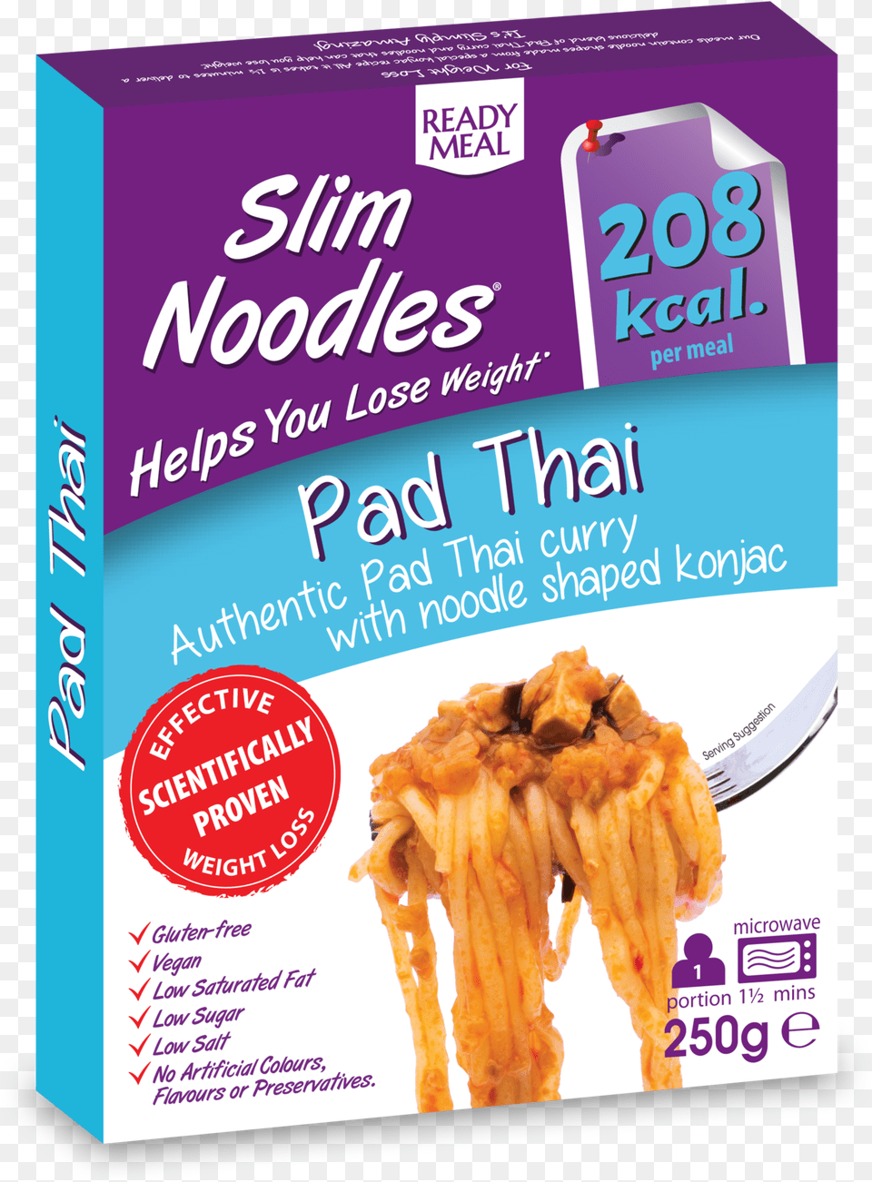 Vegetarian Pad Thai Curry With Slim Noodles Pasta, Advertisement, Poster, Food, Snack Png