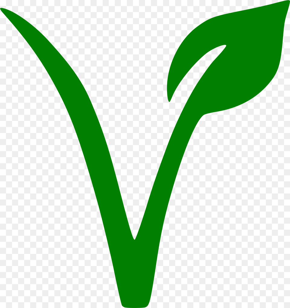 Vegetarian Symbol, Green, Leaf, Plant, Animal Png