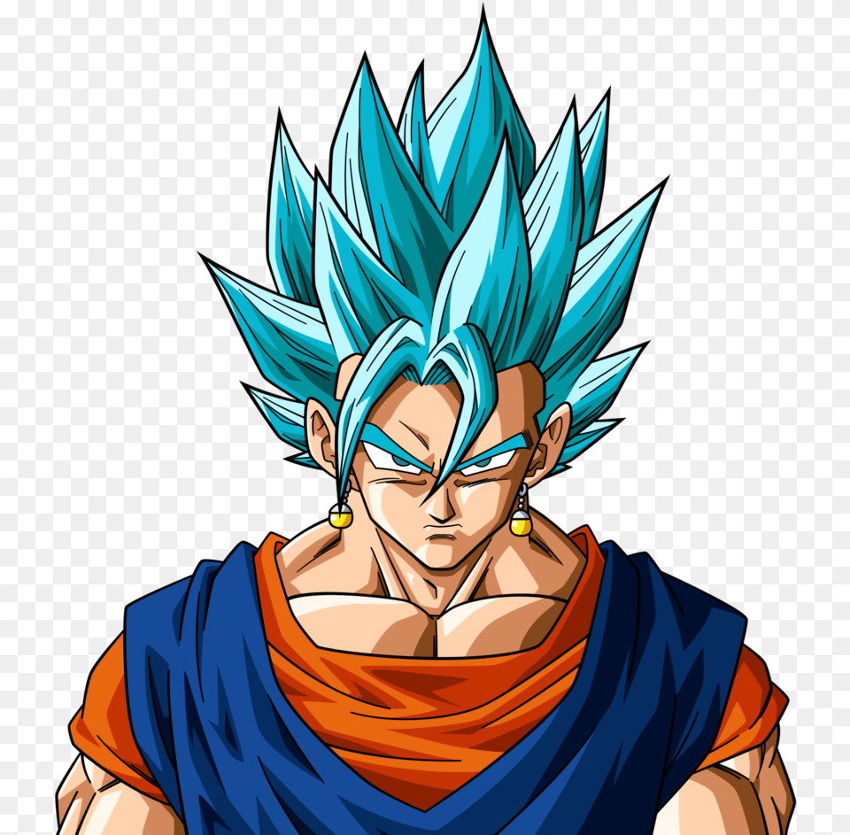 Vegetto Ssj Dios Azul, Publication, Book, Comics, Adult Free Png Download