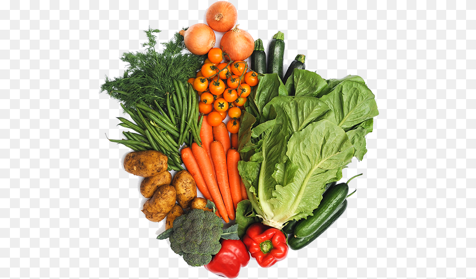 Veggie Box Veggies In A Box, Plant, Food, Produce, Carrot Free Transparent Png