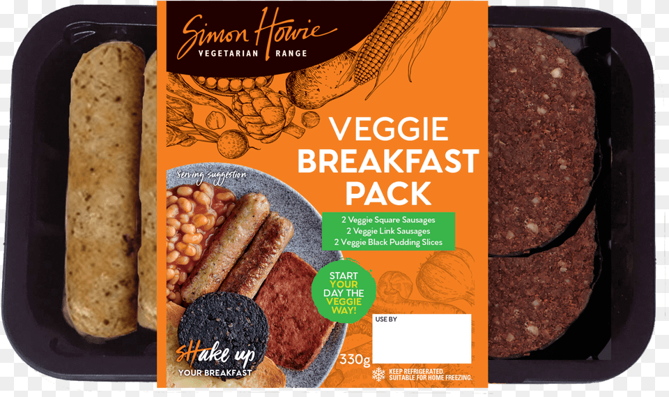 Veggie Breakfast Pack Simon Howie Veggie Breakfast Pack, Bread, Food, Lunch, Meal Png