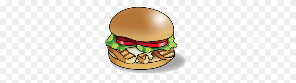 Veggie Burger Clipart Double Cheeseburger, Food, Clothing, Hardhat, Helmet Free Png Download