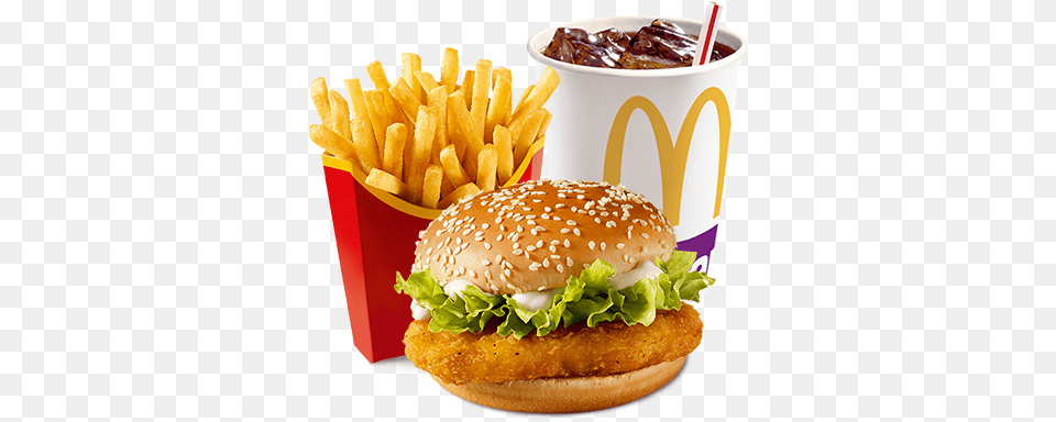 Veggie Burger Clipart Mcdonalds Burger Makchiken Menyu, Food, Fries, Lunch, Meal Png Image