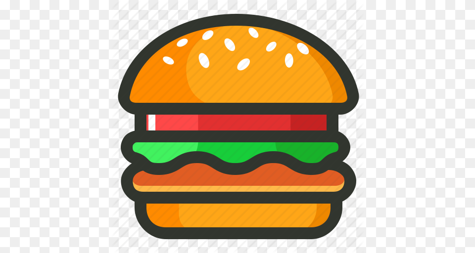 Veggie Burger Clipart Simple Burger, Food Png