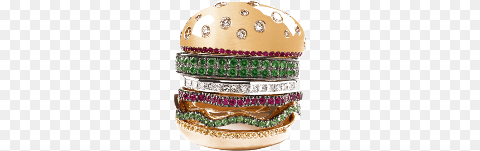 Veggie Burger Ring Cheeseburger, Accessories, Jewelry, Ornament, Bangles Free Transparent Png