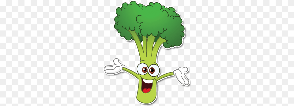 Veggie Ipsum Cartoon Broccoli, Food, Plant, Produce, Vegetable Free Png