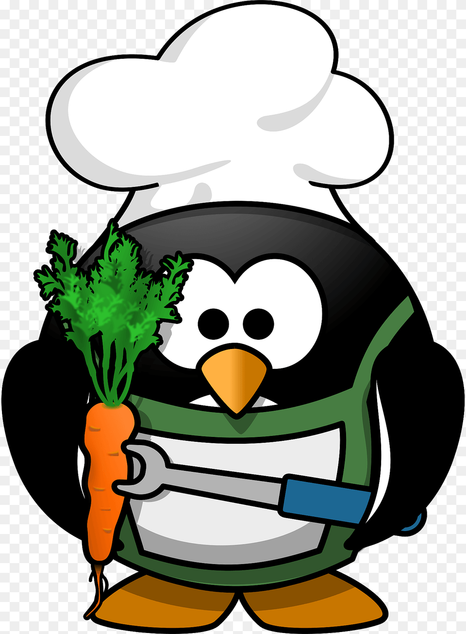 Veggie Penguin Clipart, Carrot, Food, Plant, Produce Png Image
