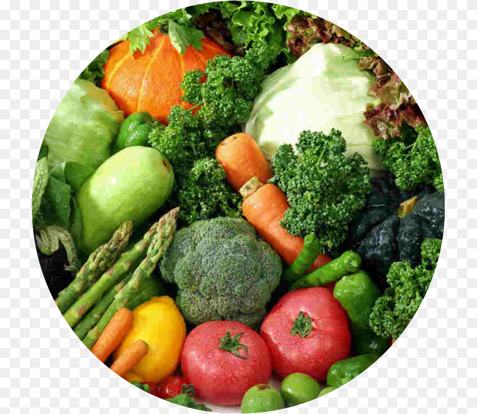 Veggies Download Food In Circle, Produce, Fruit, Pear, Plant Free Png