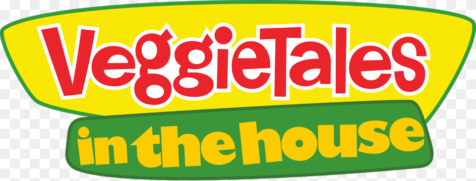 Veggietales In The House Logo, Sticker, Text Png