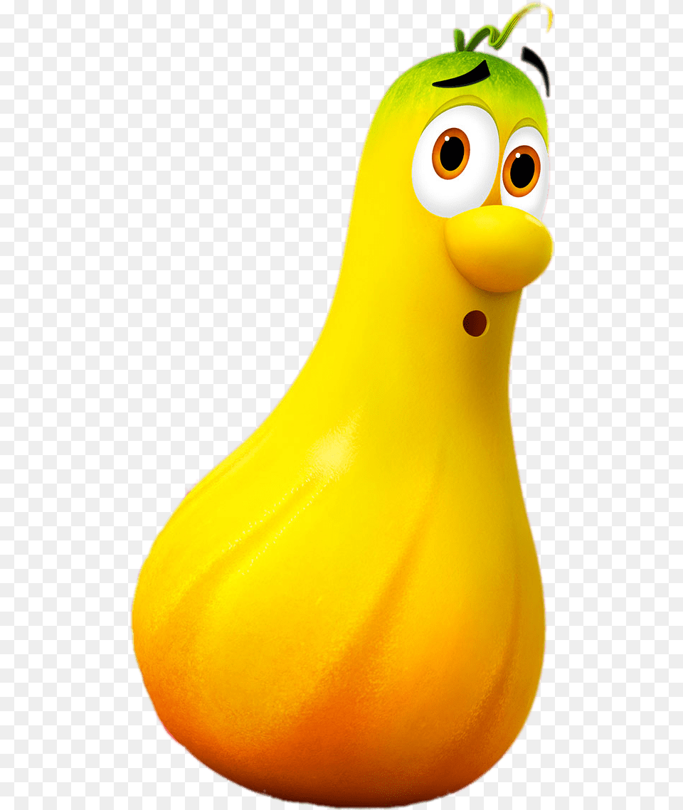 Veggietales Jerry Gourd Duck, Food, Fruit, Plant, Produce Png